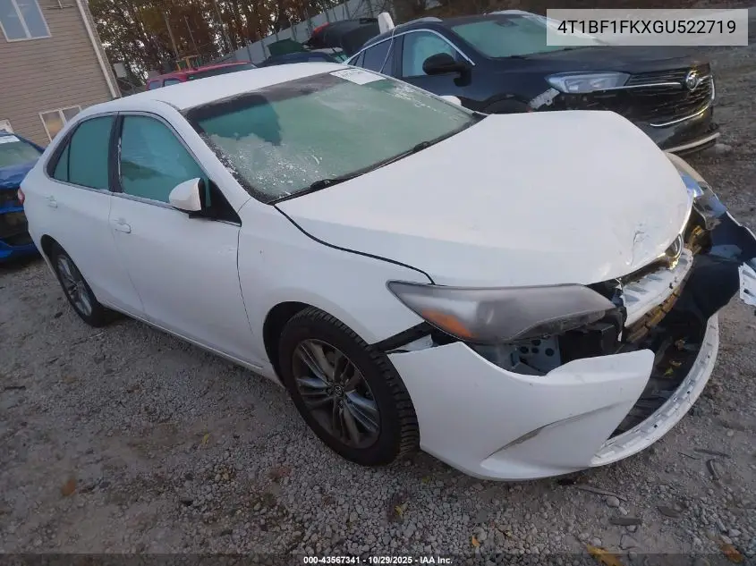 4T1BF1FKXGU522719 2016 Toyota Camry Se