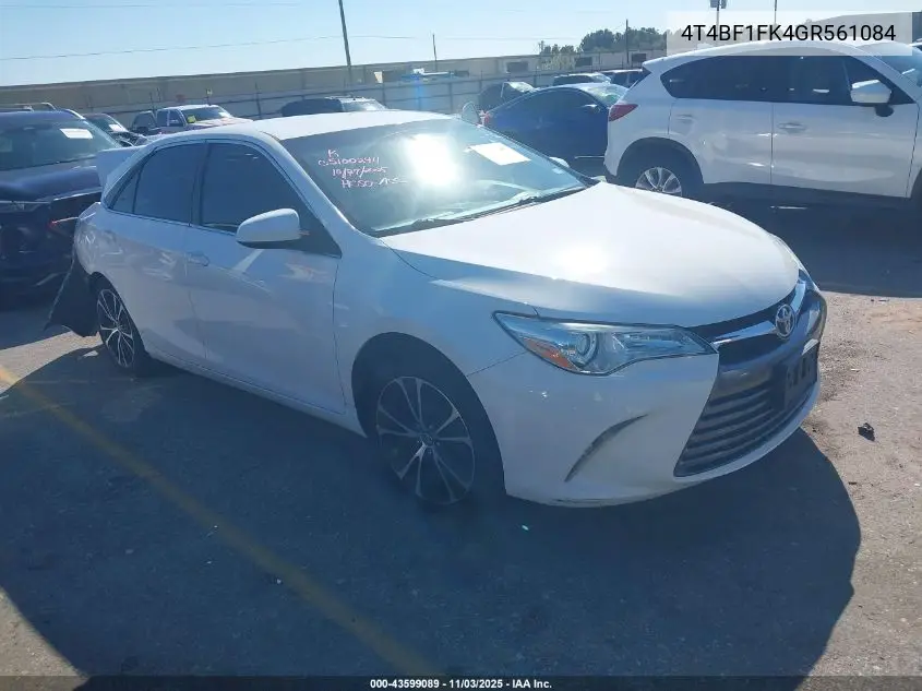 4T4BF1FK4GR561084 2016 Toyota Camry Le