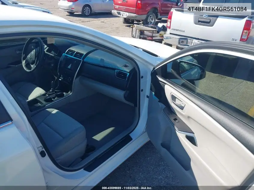 4T4BF1FK4GR561084 2016 Toyota Camry Le