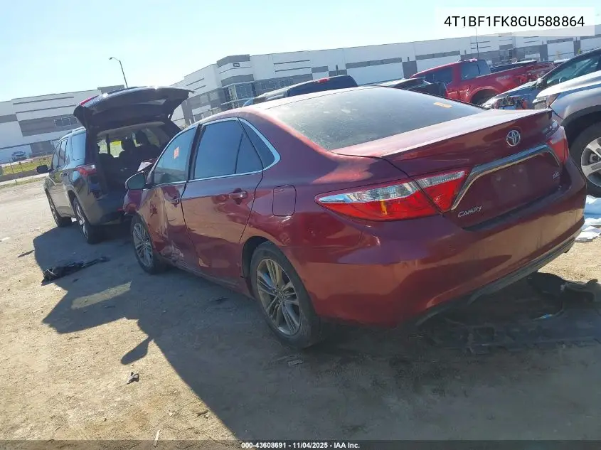 4T1BF1FK8GU588864 2016 Toyota Camry Se