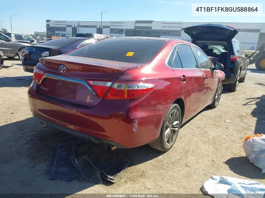 4T1BF1FK8GU588864 2016 Toyota Camry Se