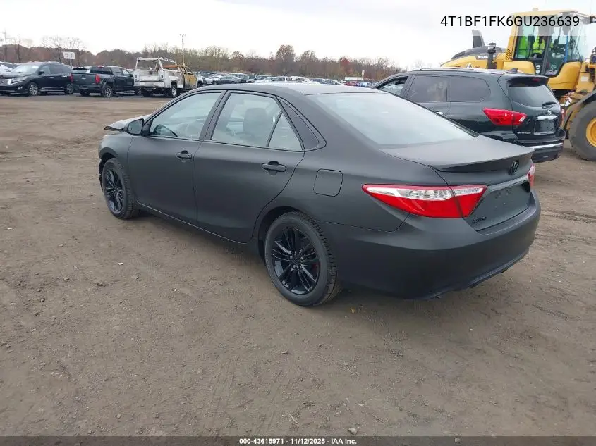 4T1BF1FK6GU236639 2016 Toyota Camry Se