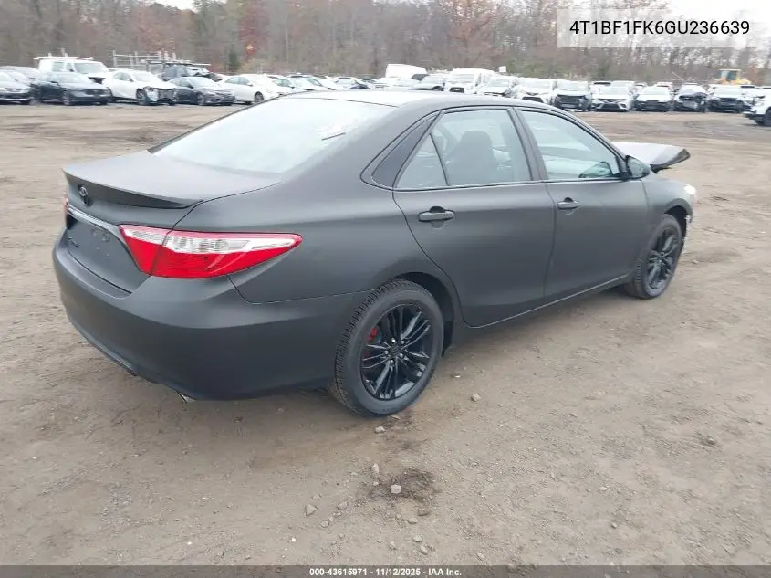 4T1BF1FK6GU236639 2016 Toyota Camry Se