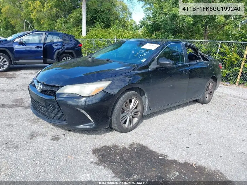 4T1BF1FK8GU199240 2016 Toyota Camry Se
