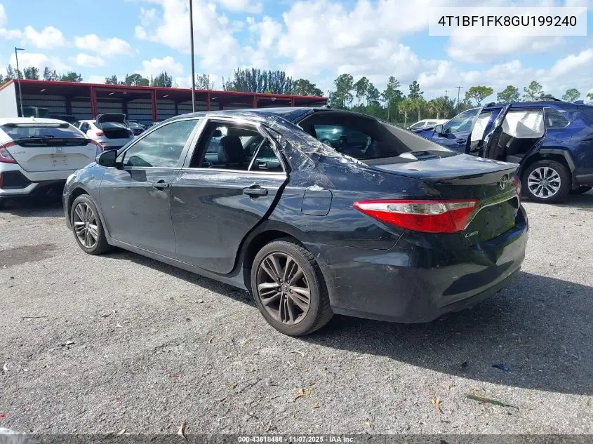 4T1BF1FK8GU199240 2016 Toyota Camry Se