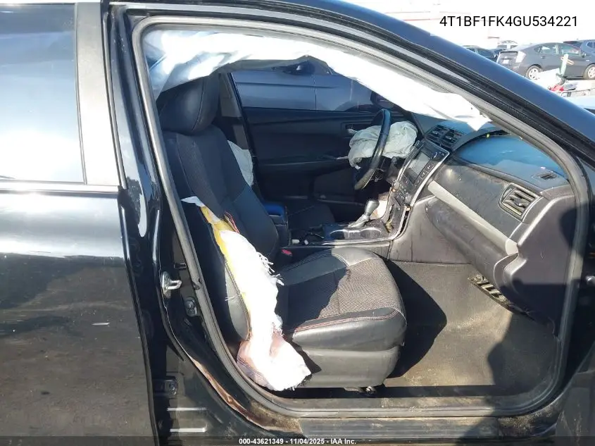 4T1BF1FK4GU534221 2016 Toyota Camry Se