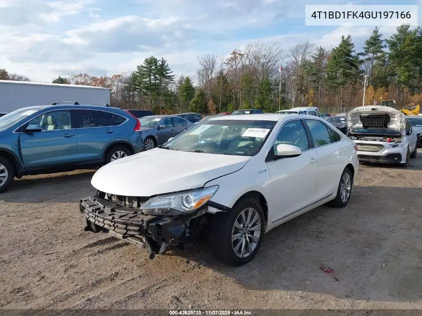 4T1BD1FK4GU197166 2016 Toyota Camry Hybrid Xle