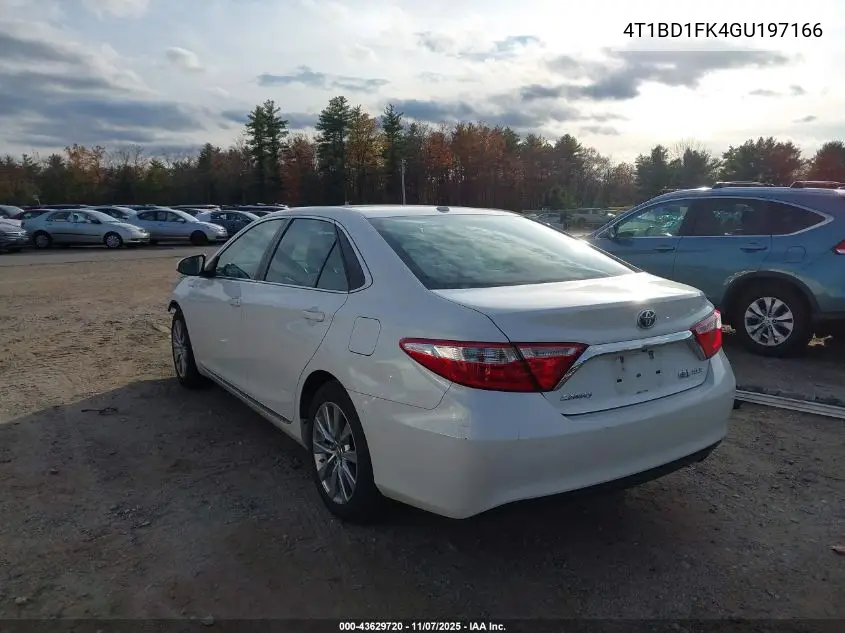 4T1BD1FK4GU197166 2016 Toyota Camry Hybrid Xle