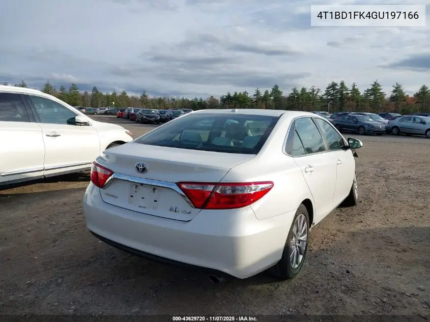 4T1BD1FK4GU197166 2016 Toyota Camry Hybrid Xle