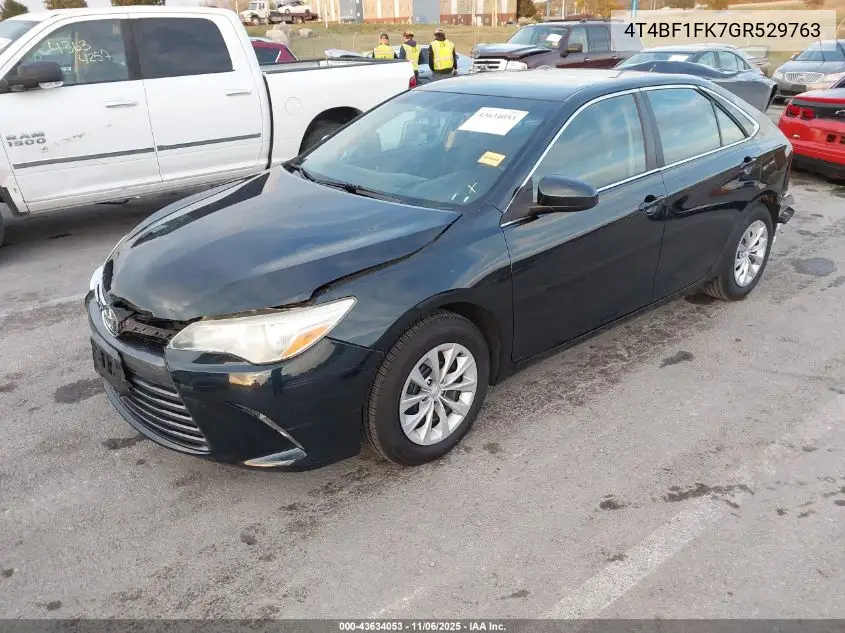 4T4BF1FK7GR529763 2016 Toyota Camry Le