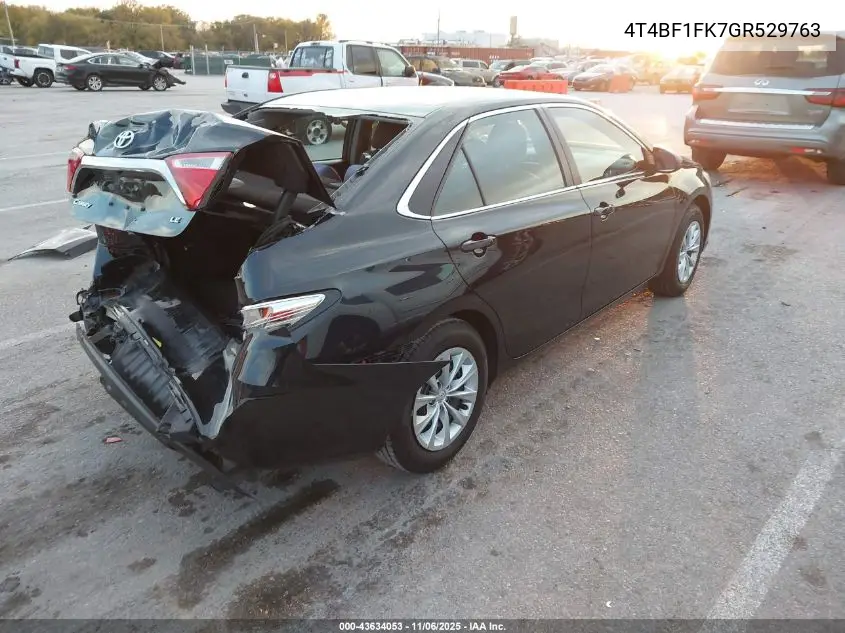 4T4BF1FK7GR529763 2016 Toyota Camry Le
