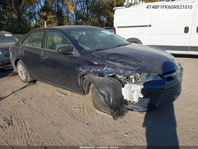 4T4BF1FK6GR521010 2016 Toyota Camry Le