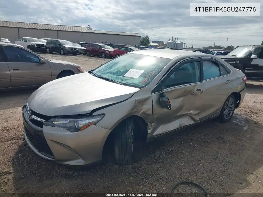 4T1BF1FK5GU247776 2016 Toyota Camry Se