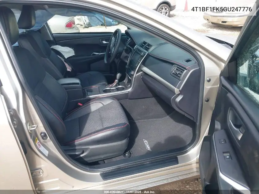 4T1BF1FK5GU247776 2016 Toyota Camry Se
