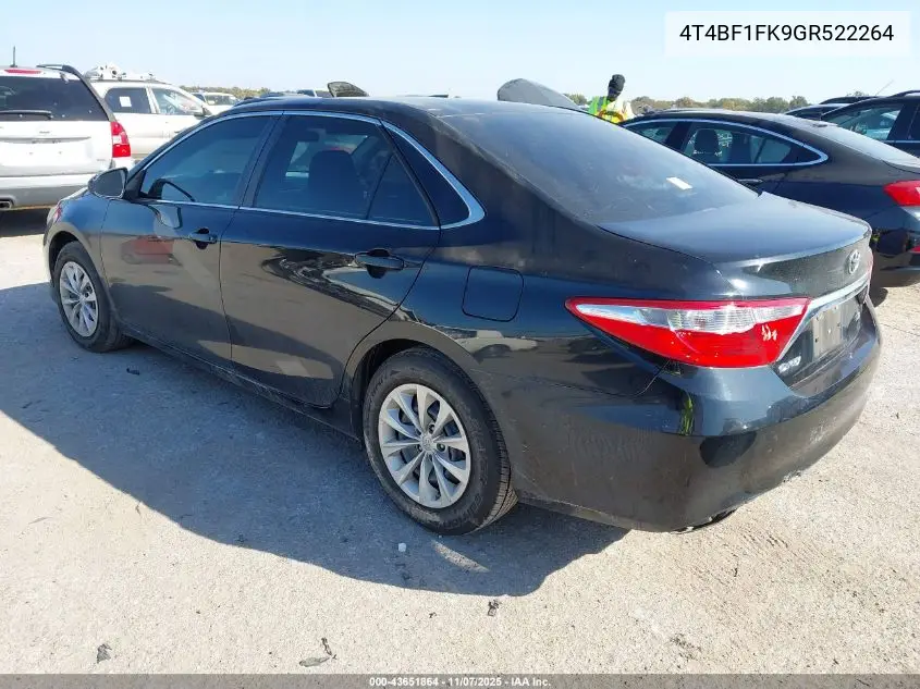 4T4BF1FK9GR522264 2016 Toyota Camry Le