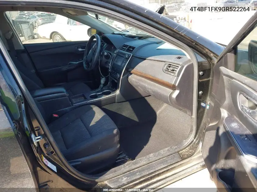 4T4BF1FK9GR522264 2016 Toyota Camry Le