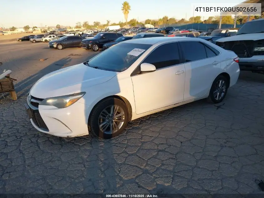 4T1BF1FK0GU502656 2016 Toyota Camry Se