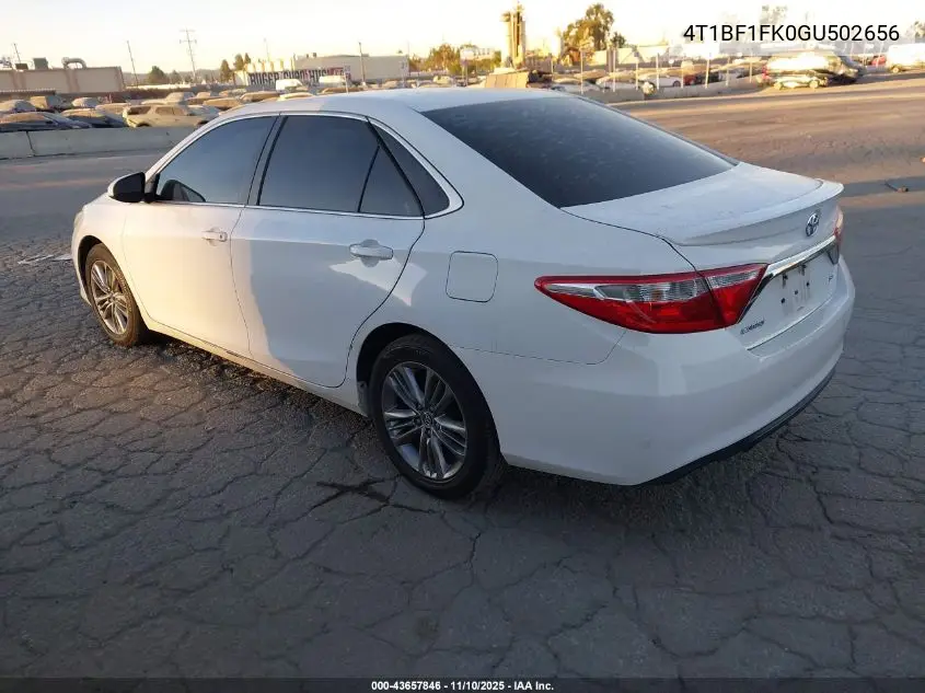 4T1BF1FK0GU502656 2016 Toyota Camry Se