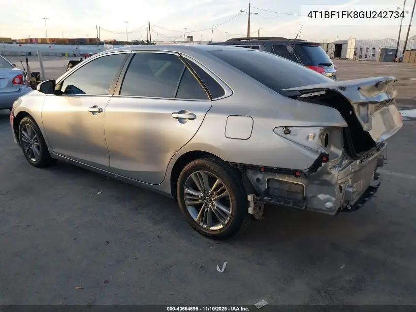4T1BF1FK8GU242734 2016 Toyota Camry Se