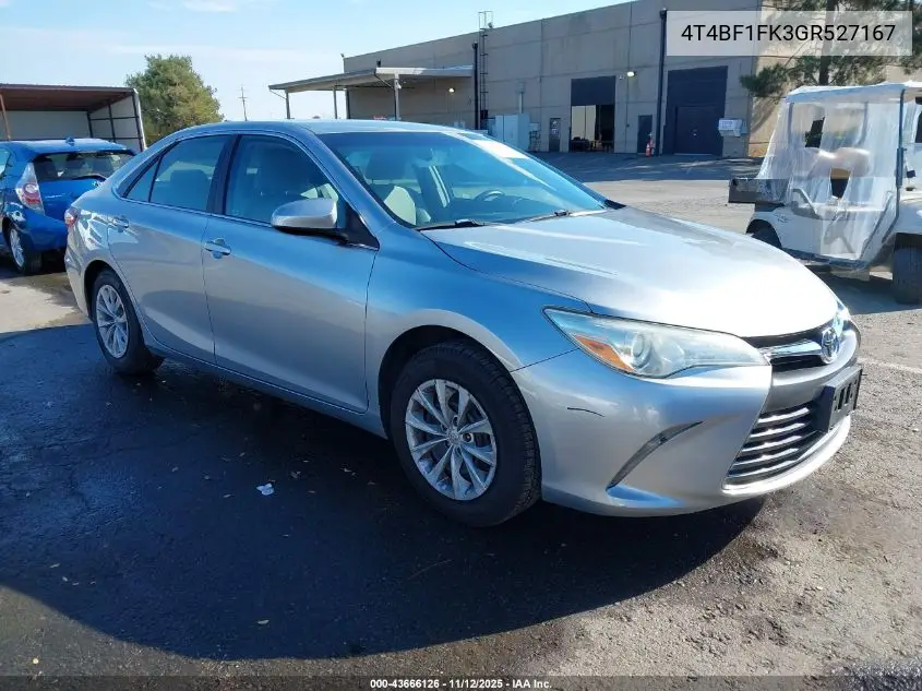 4T4BF1FK3GR527167 2016 Toyota Camry Le