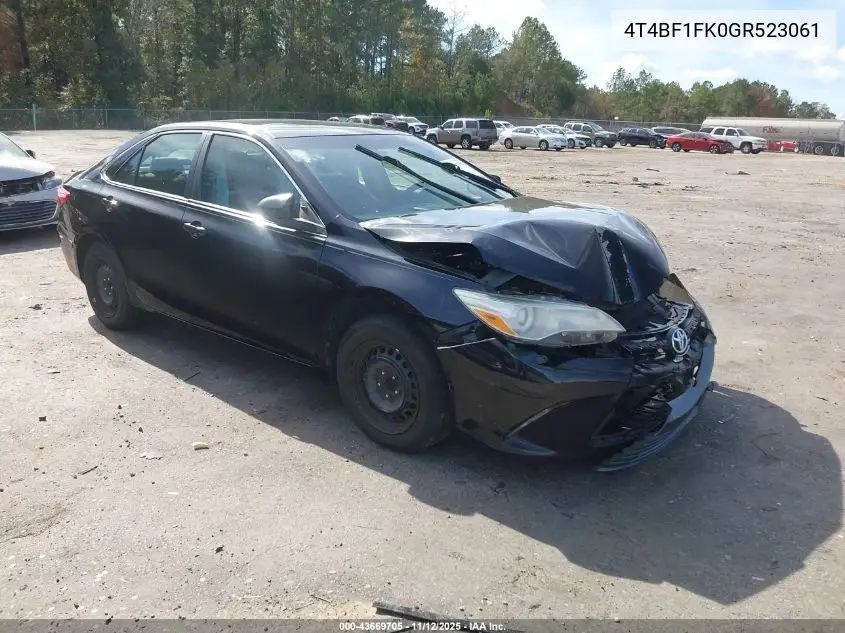 4T4BF1FK0GR523061 2016 Toyota Camry Le