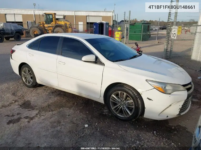 4T1BF1FK8GU148661 2016 Toyota Camry Se