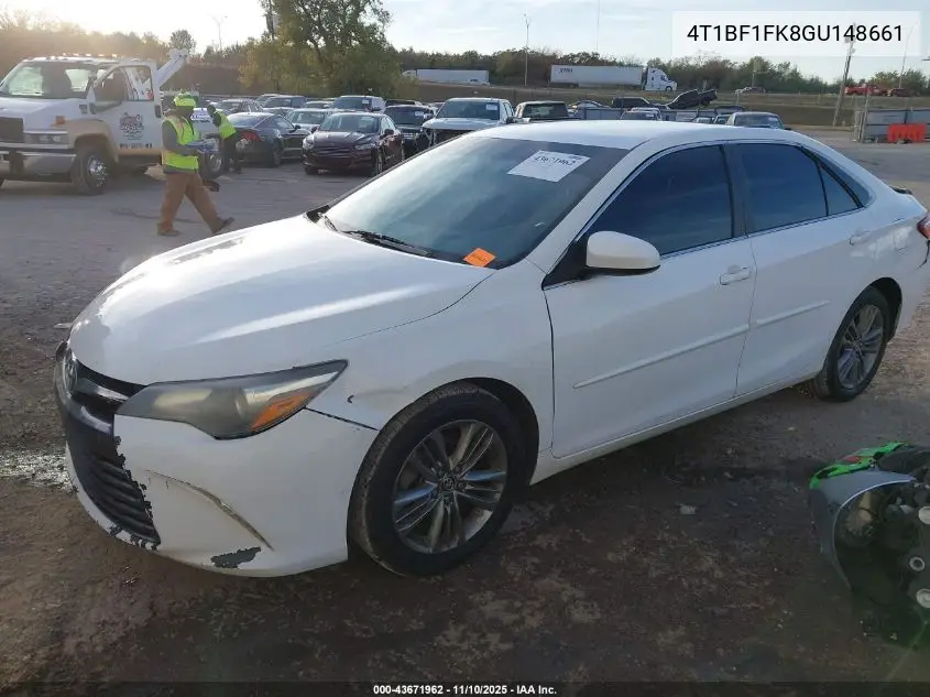 4T1BF1FK8GU148661 2016 Toyota Camry Se