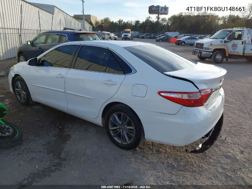 4T1BF1FK8GU148661 2016 Toyota Camry Se