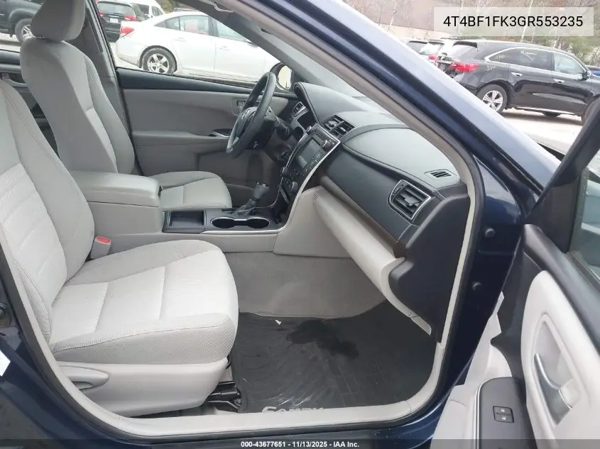 4T4BF1FK3GR553235 2016 Toyota Camry Le