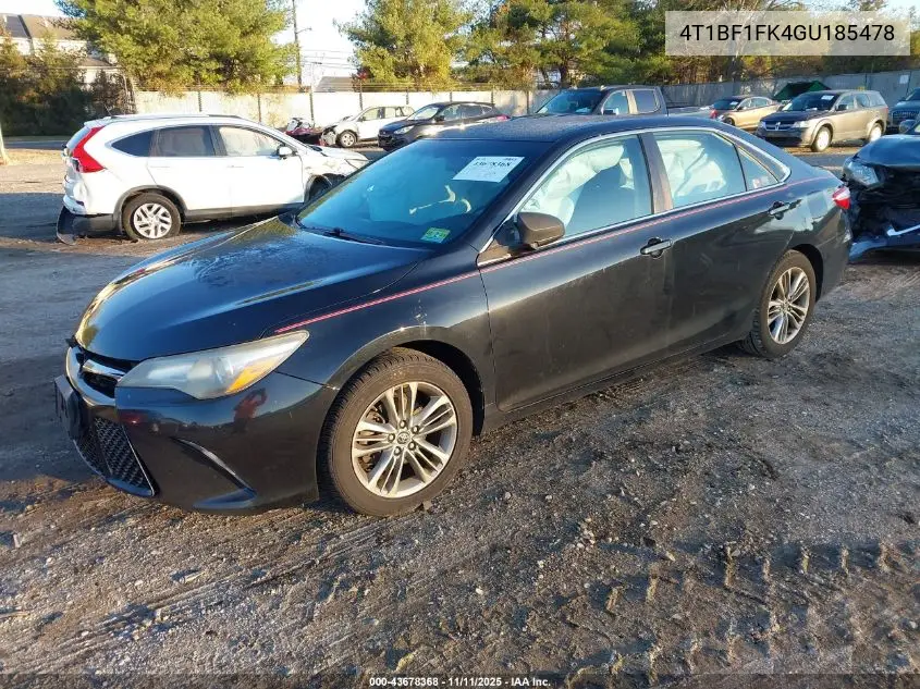 4T1BF1FK4GU185478 2016 Toyota Camry Se