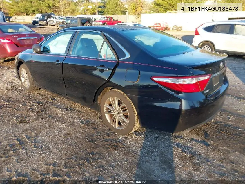 4T1BF1FK4GU185478 2016 Toyota Camry Se