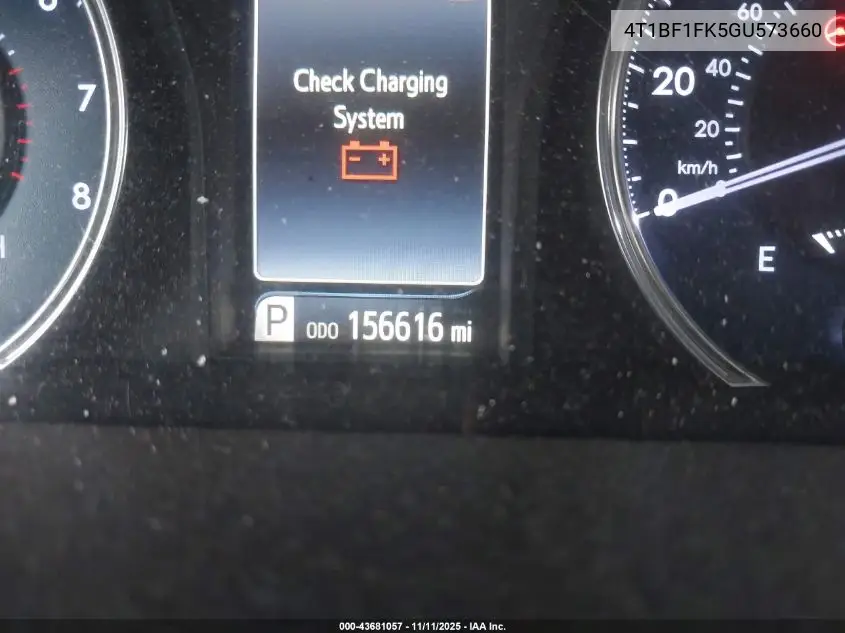 4T1BF1FK5GU573660 2016 Toyota Camry Le