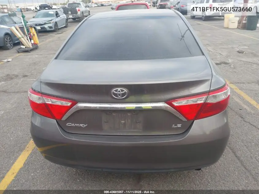 4T1BF1FK5GU573660 2016 Toyota Camry Le