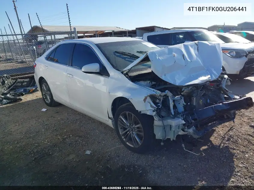 4T1BF1FK0GU206441 2016 Toyota Camry Se