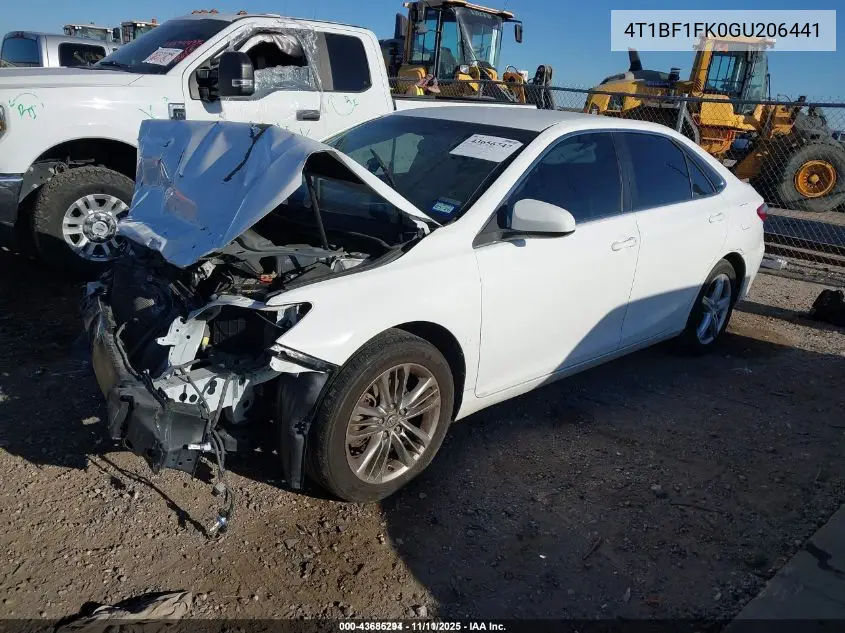 4T1BF1FK0GU206441 2016 Toyota Camry Se