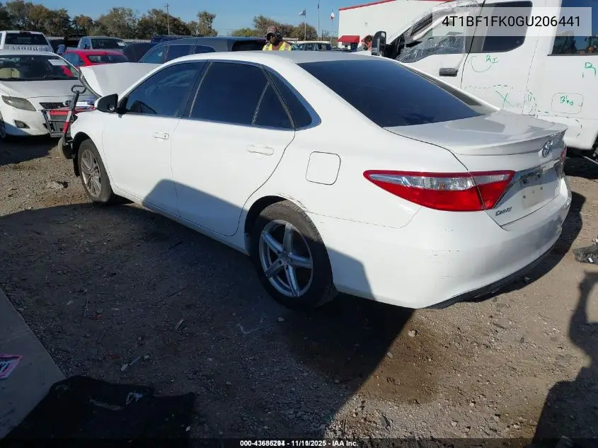 4T1BF1FK0GU206441 2016 Toyota Camry Se