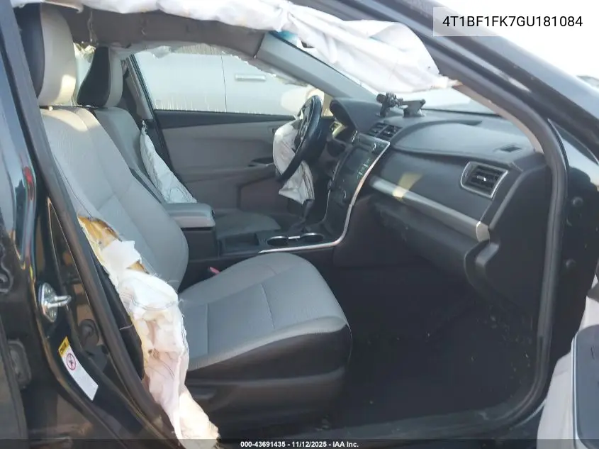 4T1BF1FK7GU181084 2016 Toyota Camry Se