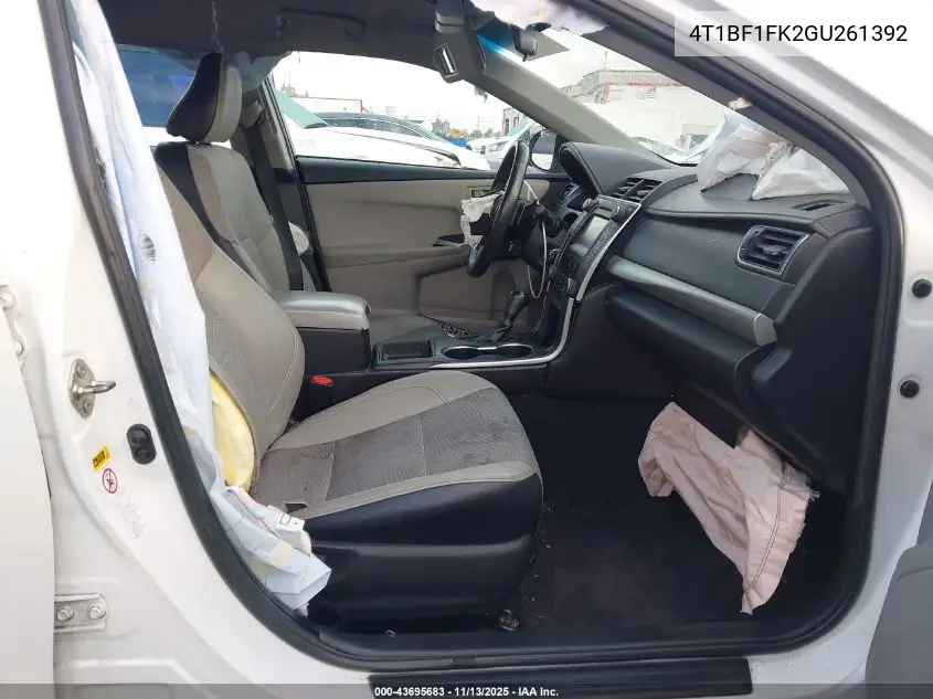 4T1BF1FK2GU261392 2016 Toyota Camry Se
