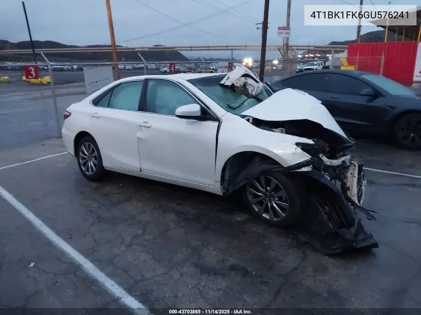 4T1BK1FK6GU576241 2016 Toyota Camry Xle V6