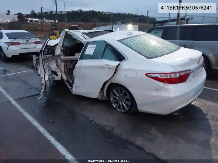 4T1BK1FK6GU576241 2016 Toyota Camry Xle V6