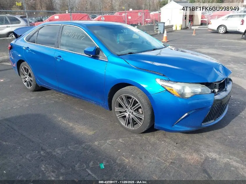 4T1BF1FK6GU998949 2016 Toyota Camry Se