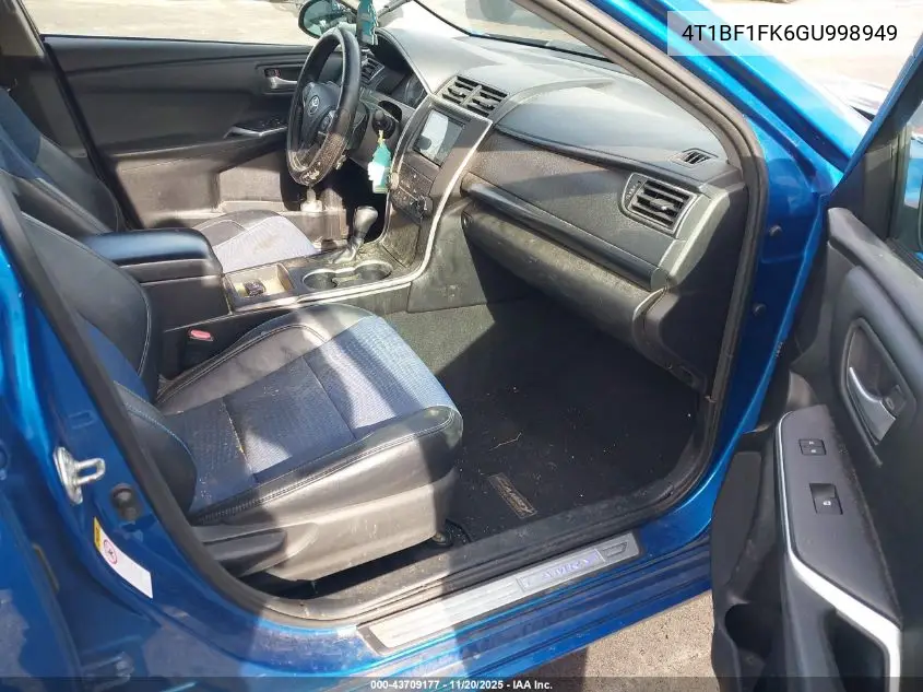 4T1BF1FK6GU998949 2016 Toyota Camry Se