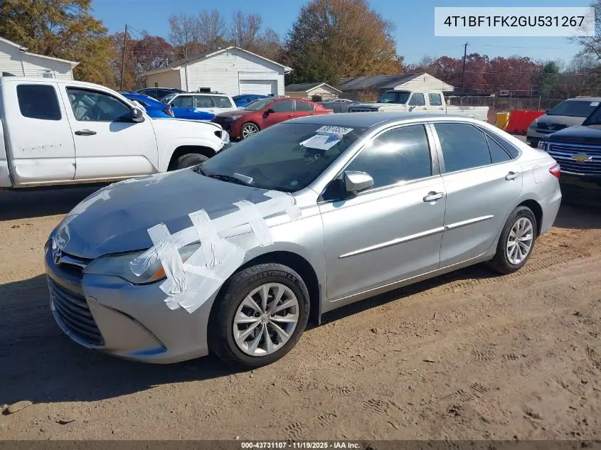 4T1BF1FK2GU531267 2016 Toyota Camry Le
