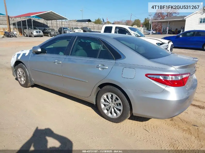 4T1BF1FK2GU531267 2016 Toyota Camry Le