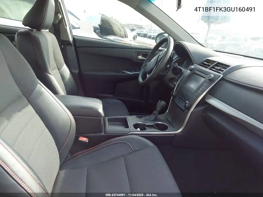 4T1BF1FK3GU160491 2016 Toyota Camry Se