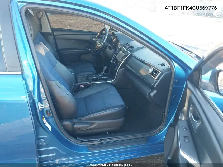4T1BF1FK4GU569776 2016 Toyota Camry Se