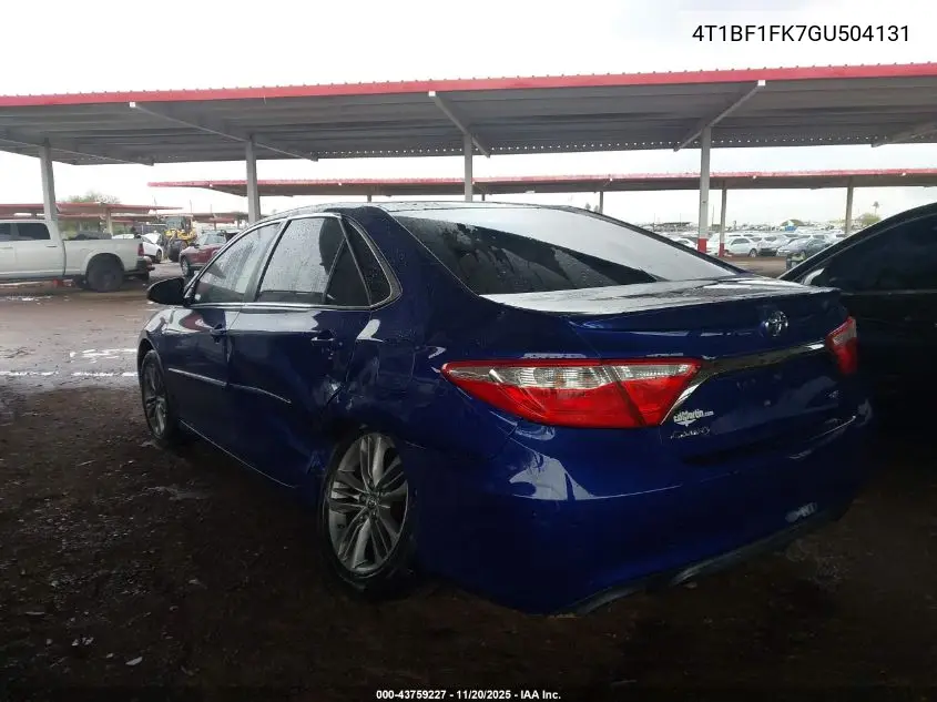 4T1BF1FK7GU504131 2016 Toyota Camry Se