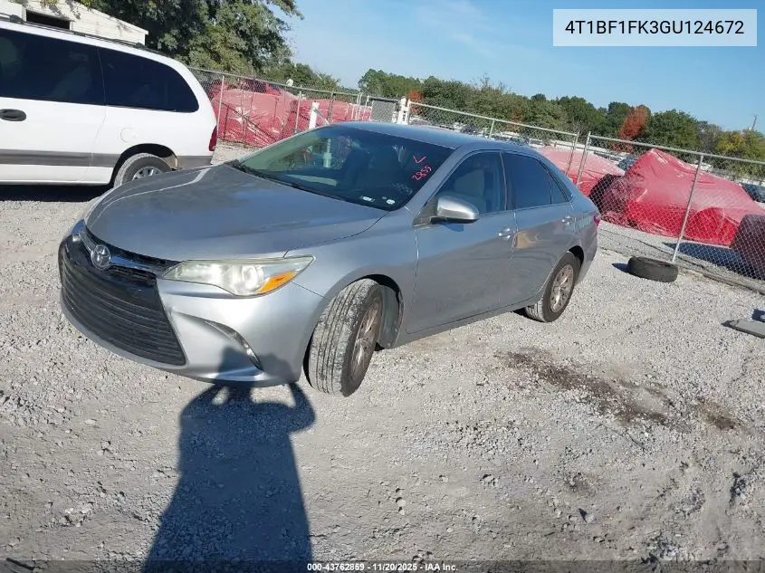 4T1BF1FK3GU124672 2016 Toyota Camry Le
