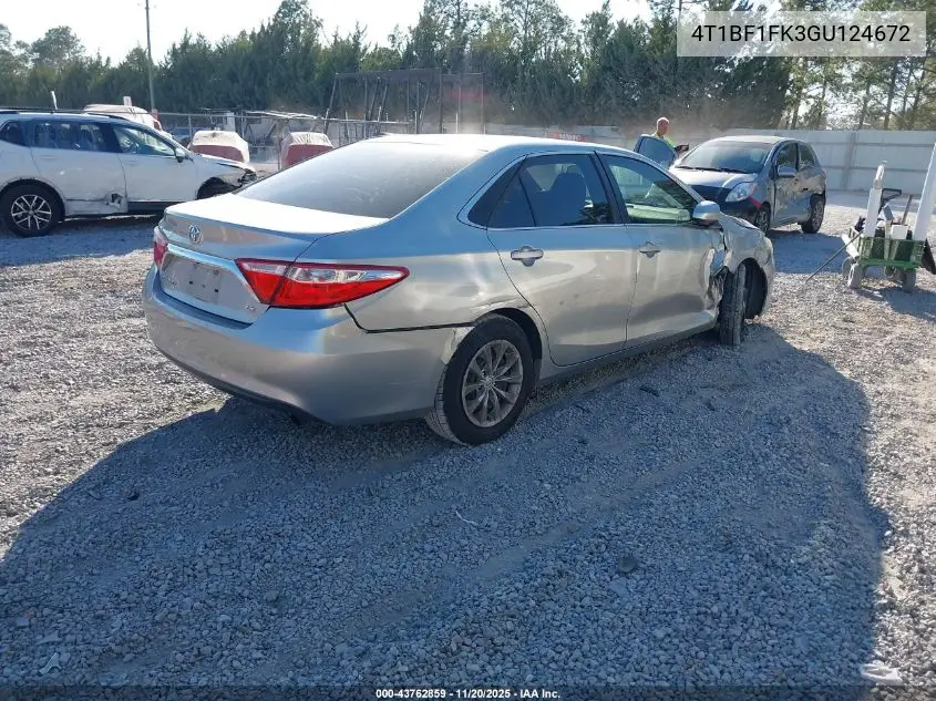 4T1BF1FK3GU124672 2016 Toyota Camry Le