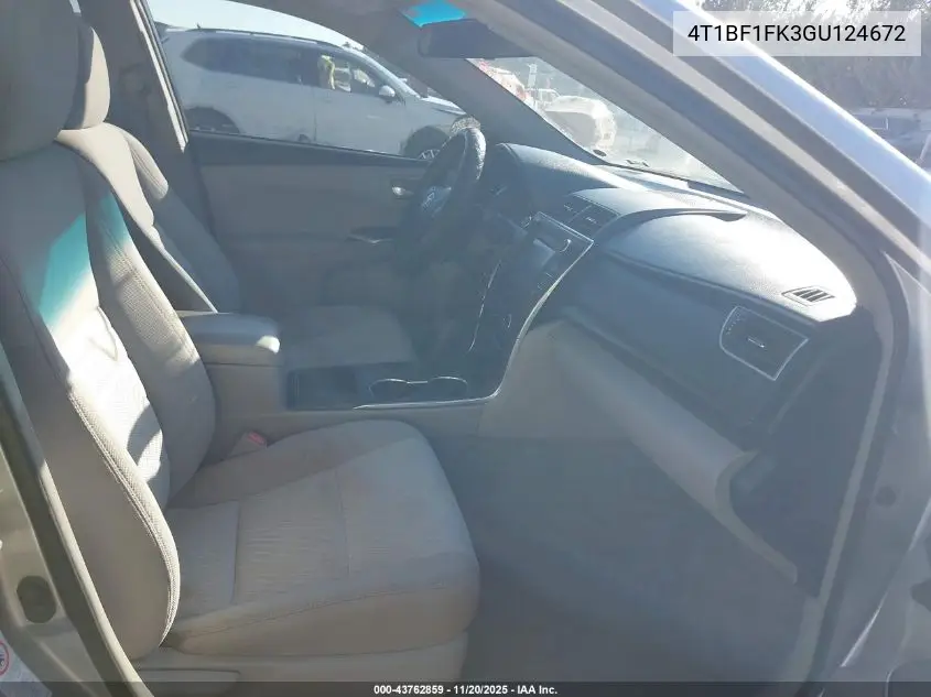 4T1BF1FK3GU124672 2016 Toyota Camry Le